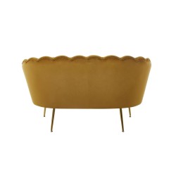 Sofa velvet (curry) /gold legs/