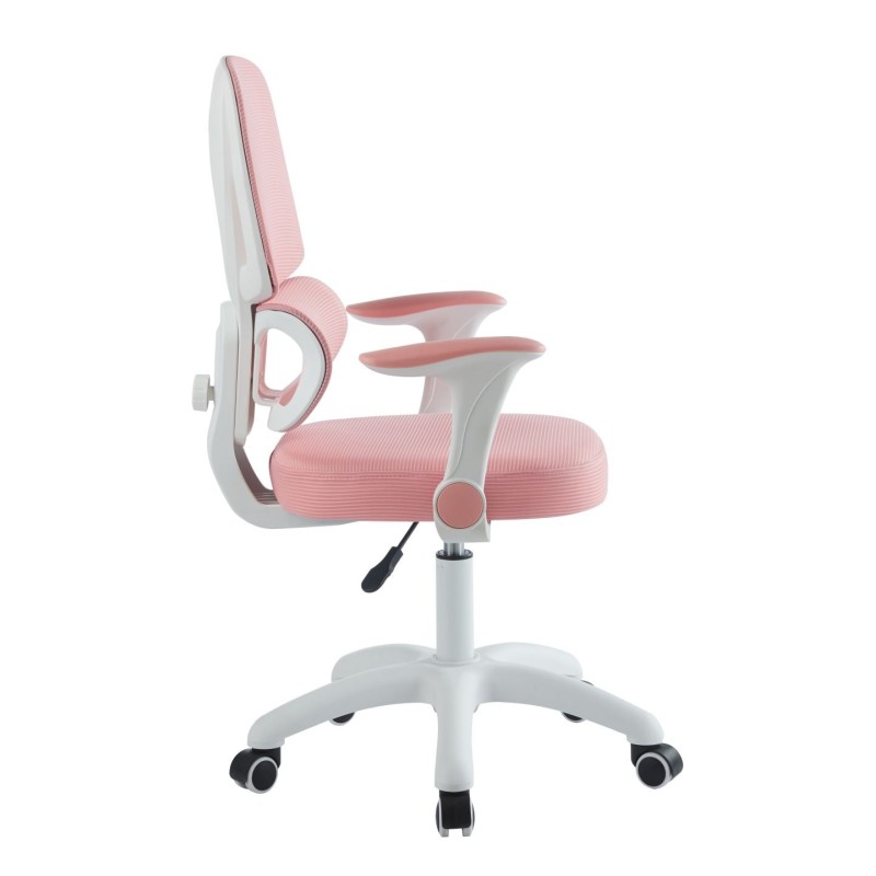 Pink swivel chair