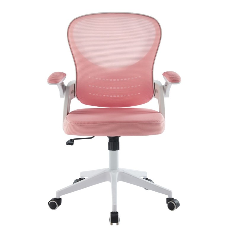 Pink swivel chair