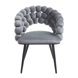 Velvet chair (gray)