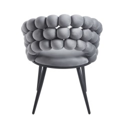 Velvet chair (gray)