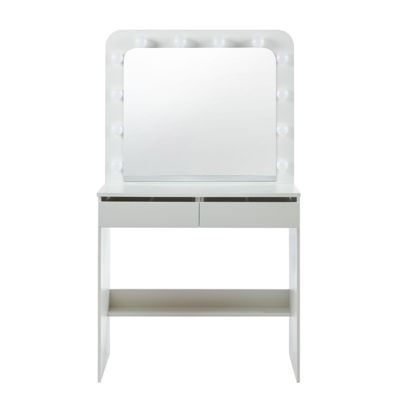 Tocador con iluminación (blanco)