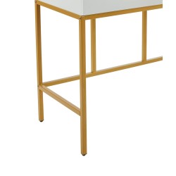 Vanity table with lighting (white)