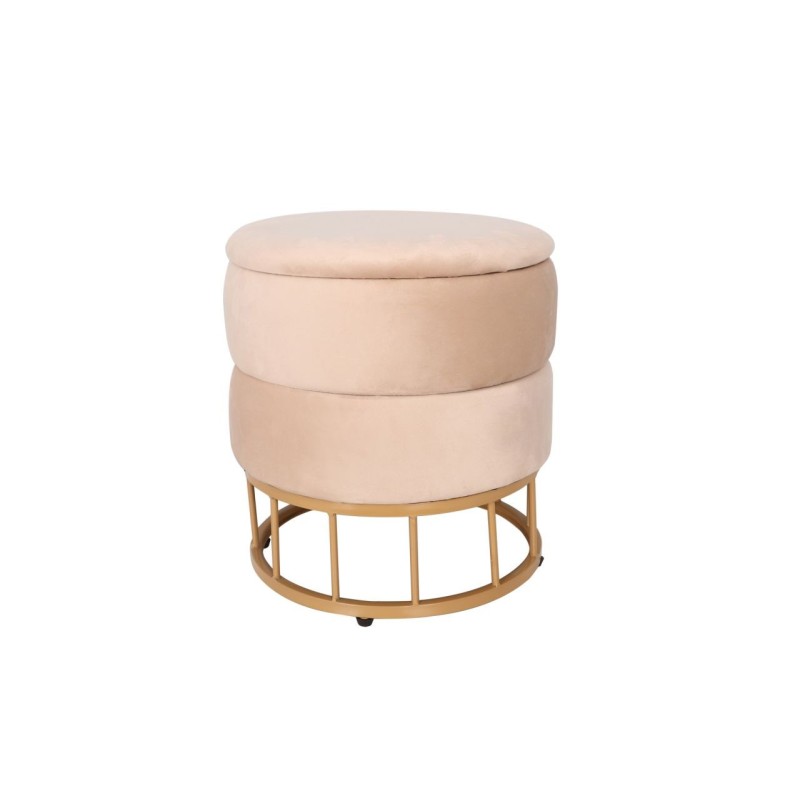 Samtpouf (beige)
