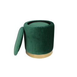 Poufs (set of 2) green