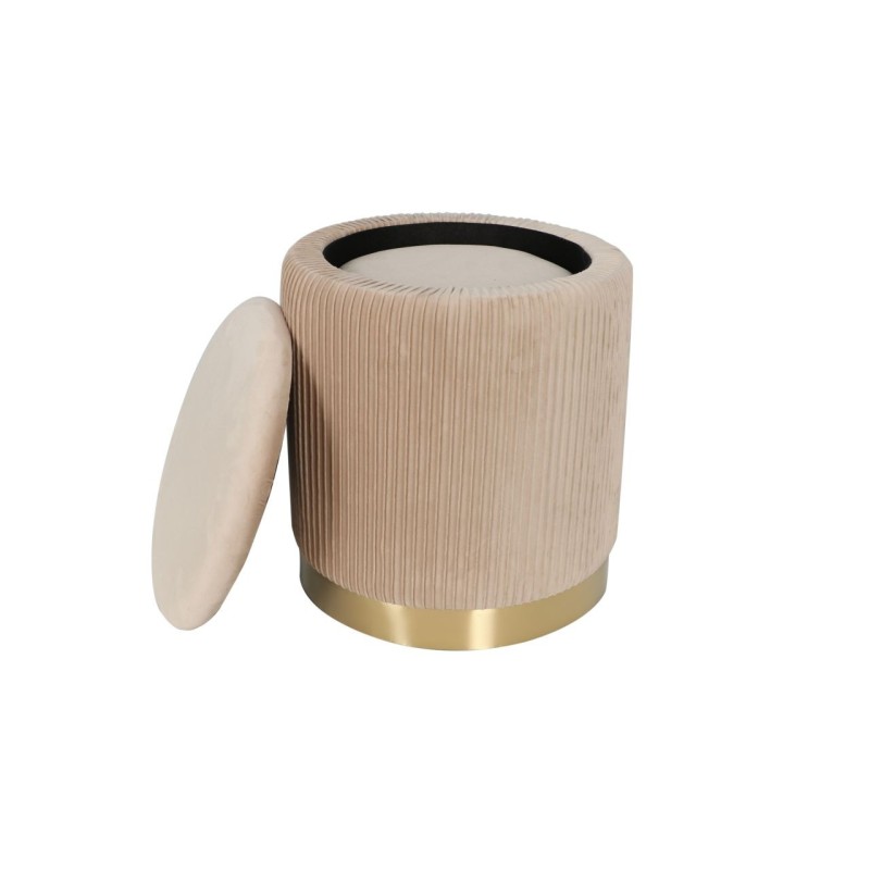 Poufs (Set aus 2 Stück) beige