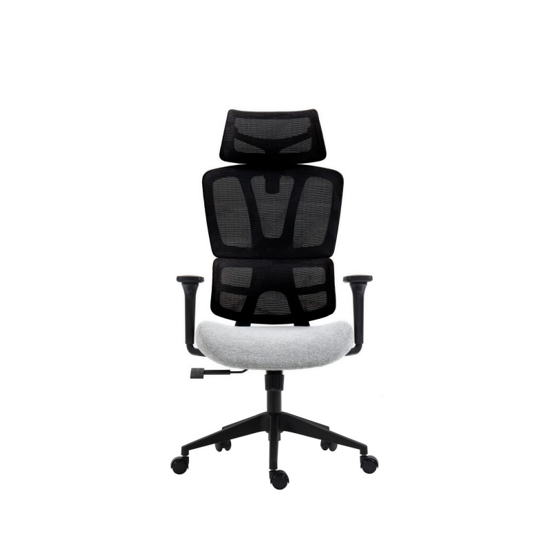 Silla giratoria (negro-gris)