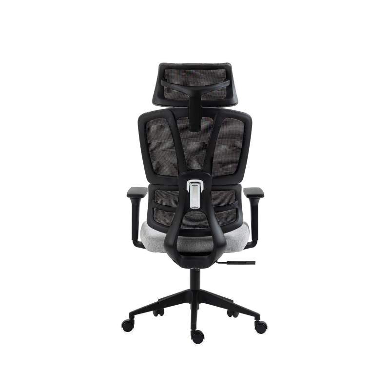 Silla giratoria (negro-gris)