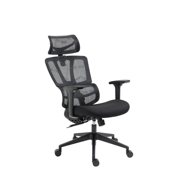 Silla giratoria (negra)