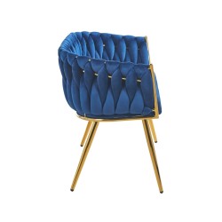 Velvet sofa (blue)