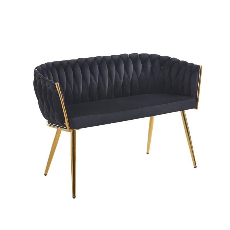 Sofa velvet (czarna)