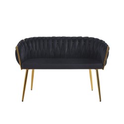 Sofa velvet (black)