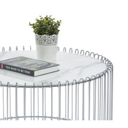 Bench (white marble) 80