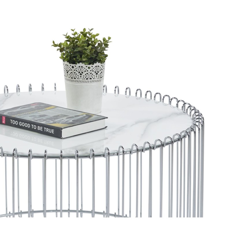 Bench (white marble) 80