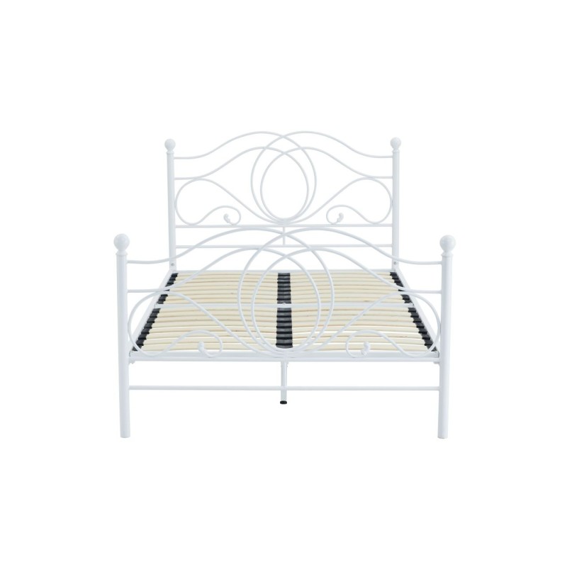 Metal bed 120x200 (white)