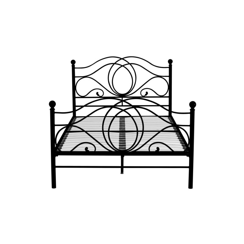 Metallbett 120x200 (schwarz)