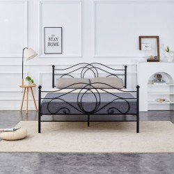 Metallbett 160x200 (schwarz)