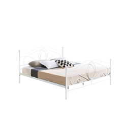 Metal bed 160x200 (white)