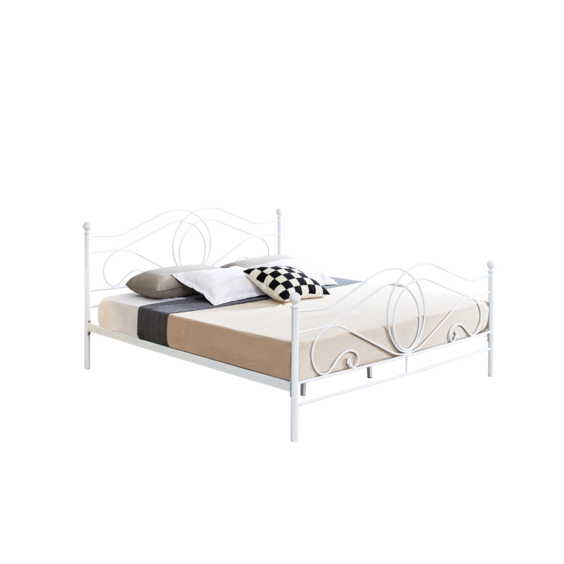 Metallbett 160x200 (weiß)