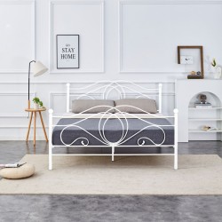 Metal bed 160x200 (white)