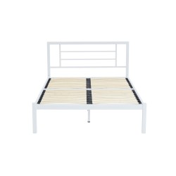 Metallbett 120x200 (weiß)