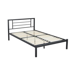 Metallbett 120x200 (schwarz)