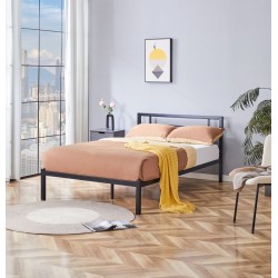 Metal bed 120x200 (black)