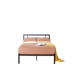 Cama de metal 120x200 (negra)