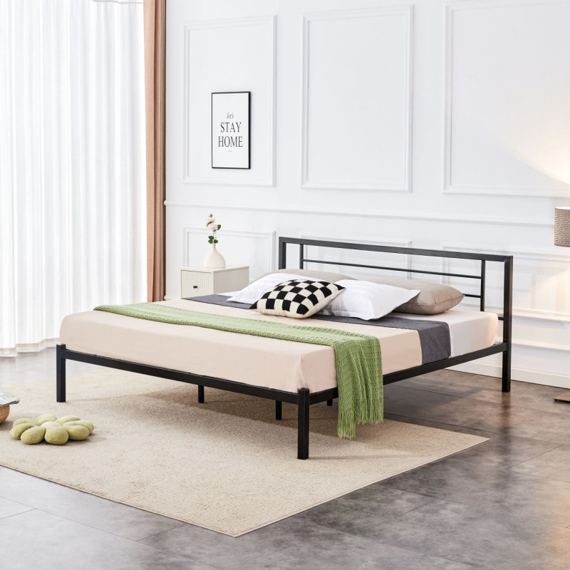 Metallbett 160x200 (schwarz)