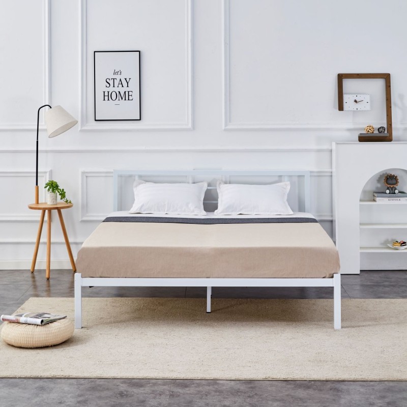 Metal bed 160x200 (white)