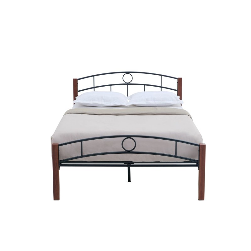 Cama de metal 120x200 (negra)