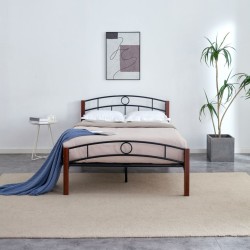 Metallbett 120x200 (schwarz)