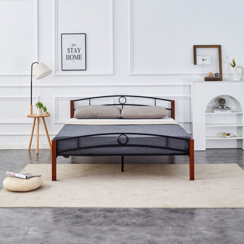 Metal bed 160x200 (black)