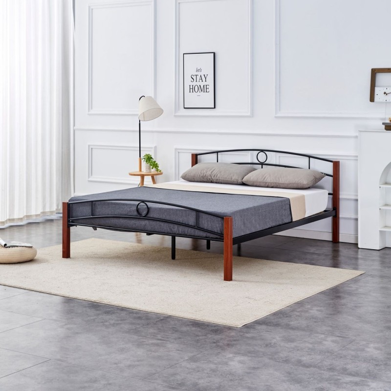 Metallbett 160x200 (schwarz)