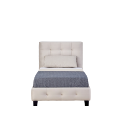Cama tapizada 90x200 (beige)