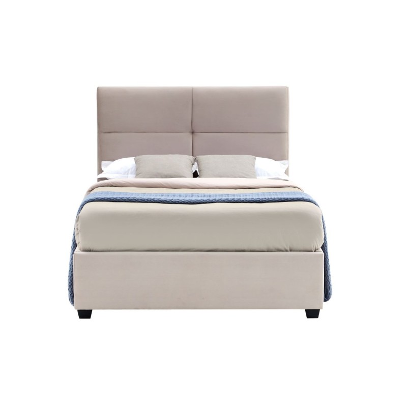 Cama tapizada 120x200 (beige)