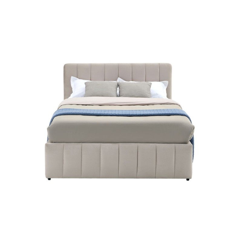 Cama tapizada 120x200 (beige)