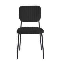 Silla de terciopelo (negra)