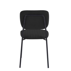 Silla de terciopelo (negra)