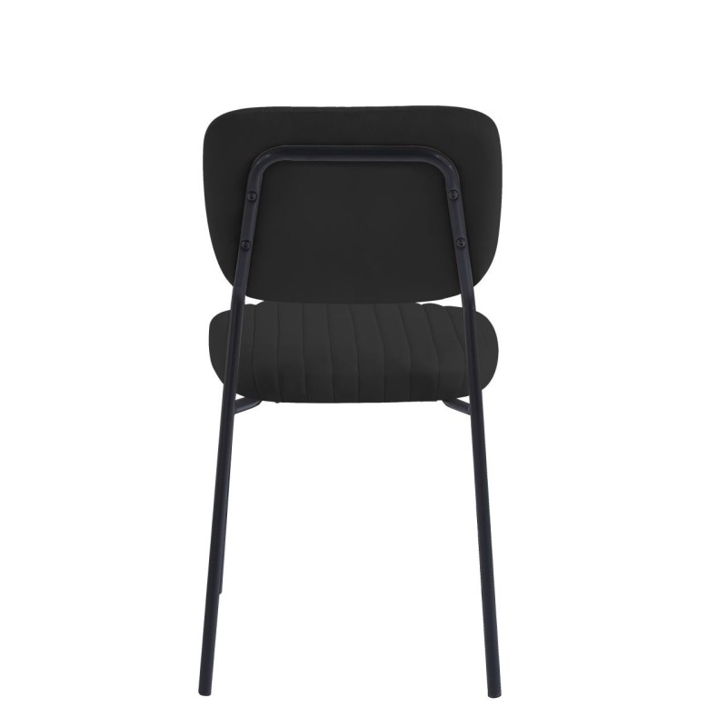 Silla de terciopelo (negra)