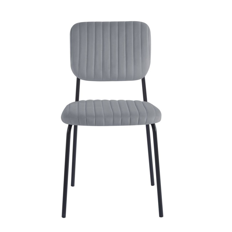 Velvet chair (gray)