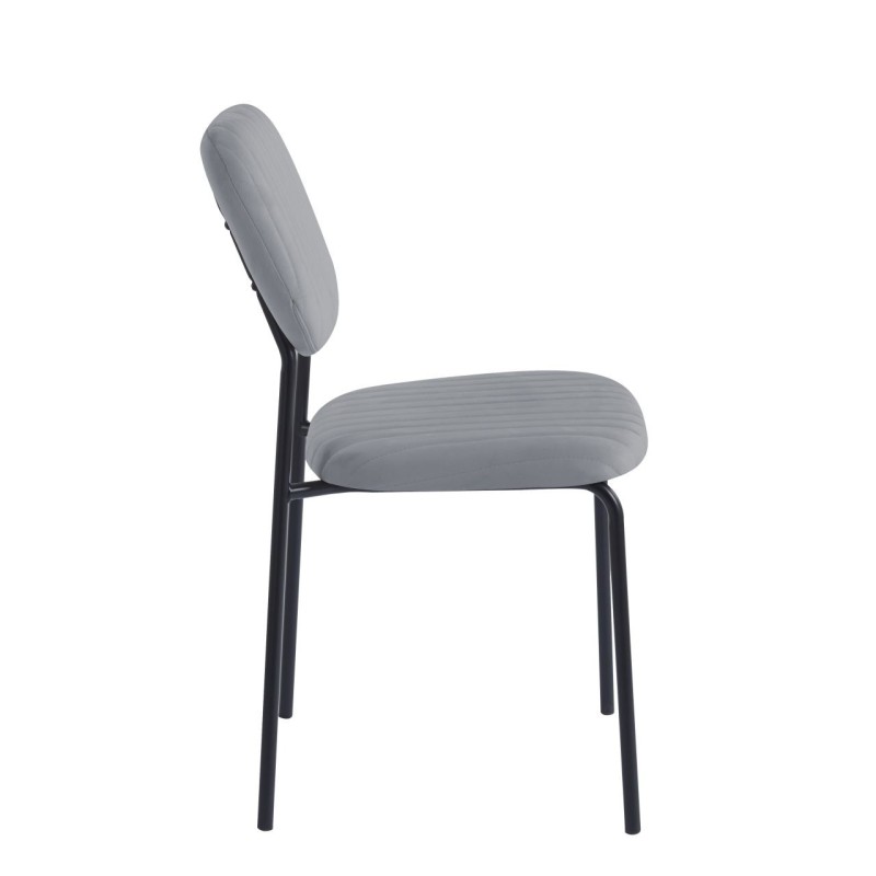 Velvet chair (gray)