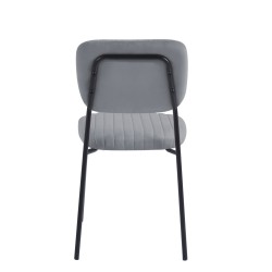 Velvet chair (gray)