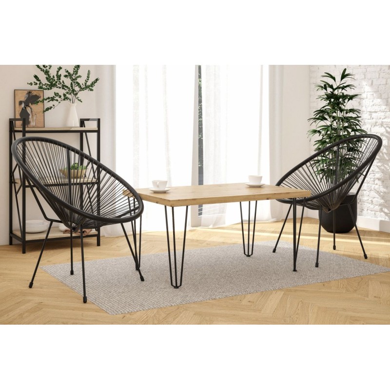 Bench (artisan oak + legs III) 67x101