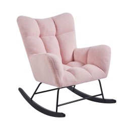 Schaukelstuhl Teddy (rosa)