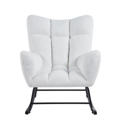 Teddy rocking chair (white)
