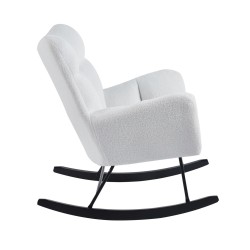 Teddy rocking chair (white)