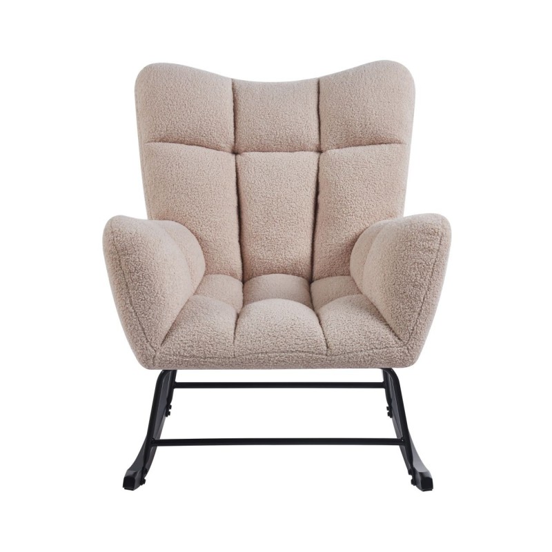 Sillón mecedora Teddy (beige)