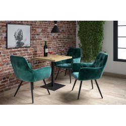 Stół (dąb artisan + noga T) 67x67