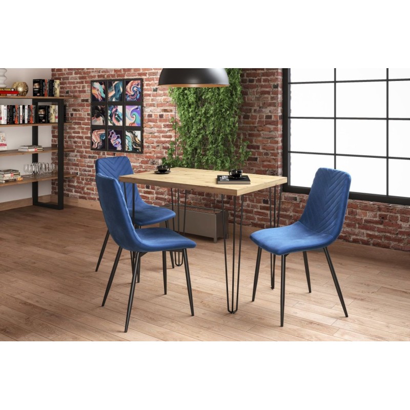 Table (artisan oak + legs III) 67x101